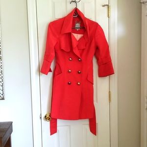 Coral size 6 yoana barasch coat.
